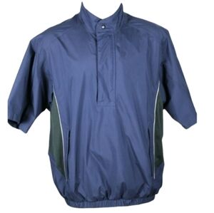 FootJoy Dryjoys Men's Size Medium 1/2 Sleeve 1/4 Zip Pullover Rain Jacket Navy